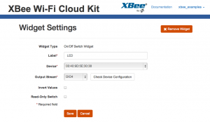 xbee-wifi-led-widget-settings