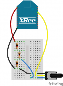 XBee Gateway Kit Potentiometer Circuit_bb
