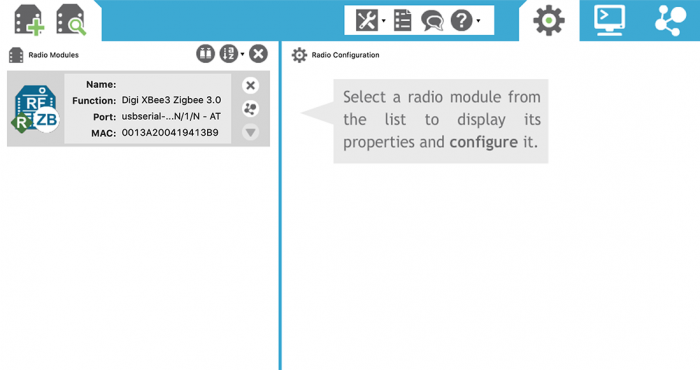 Bluetooth XCTU start