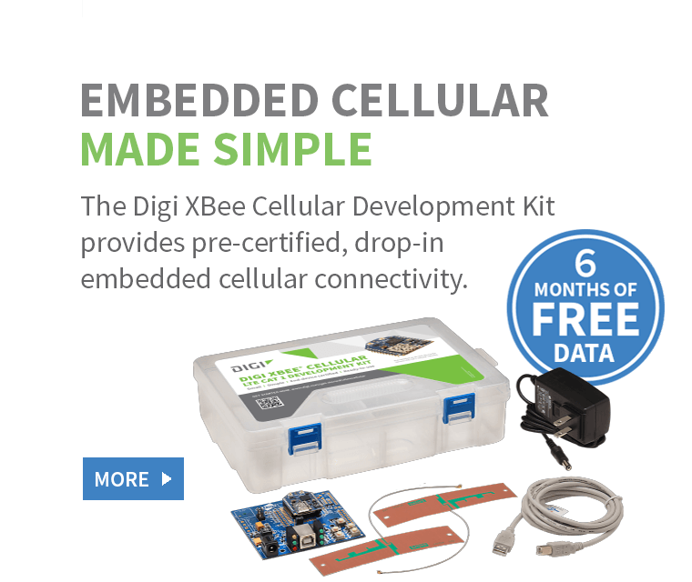 Digi XBee Cellular LTE Cat 1 The Smallest EndDevice Certified LTE
