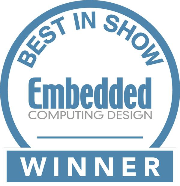 Digi ConnectCore® Security Services won the Embedded Computing Design Best in Show Award