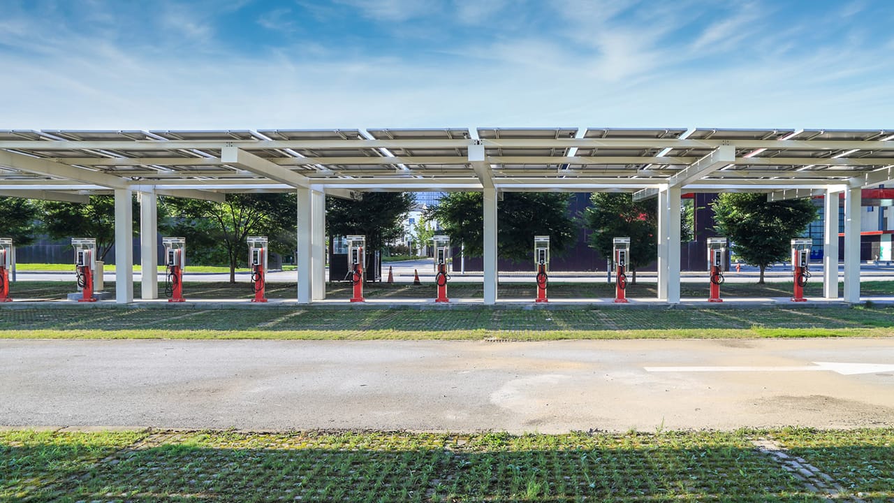 Electric vehicle charging stations