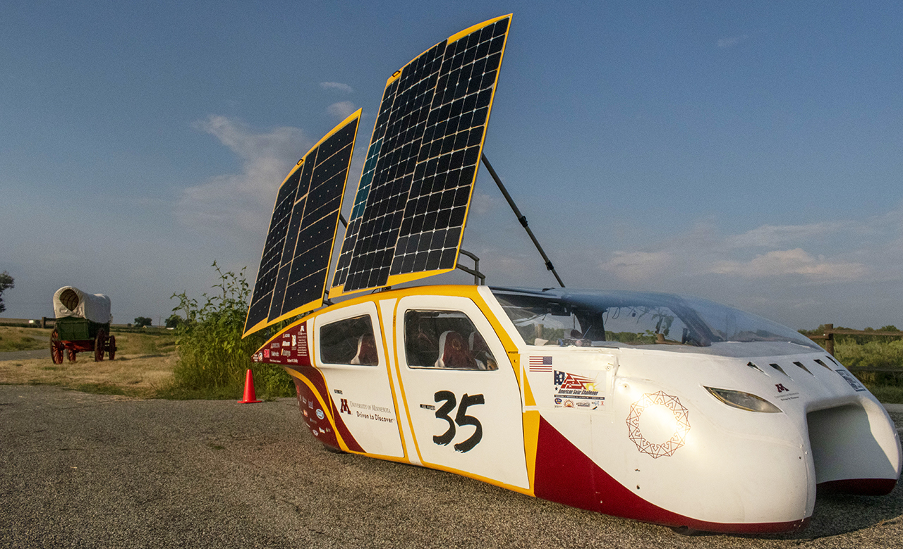 University of Minnesota solar vehicle