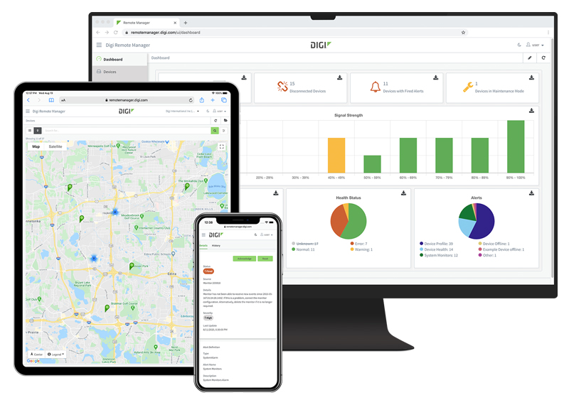 Digi Remote Manager device management platform