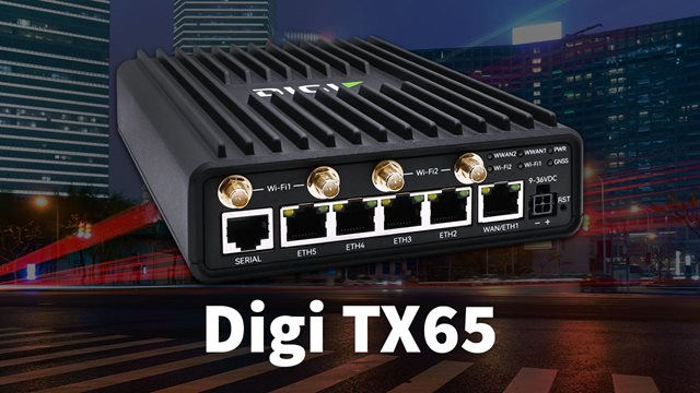 Introducing Digi TX65: A Purpose-Built 5G Router for Modern Transportation Fleets