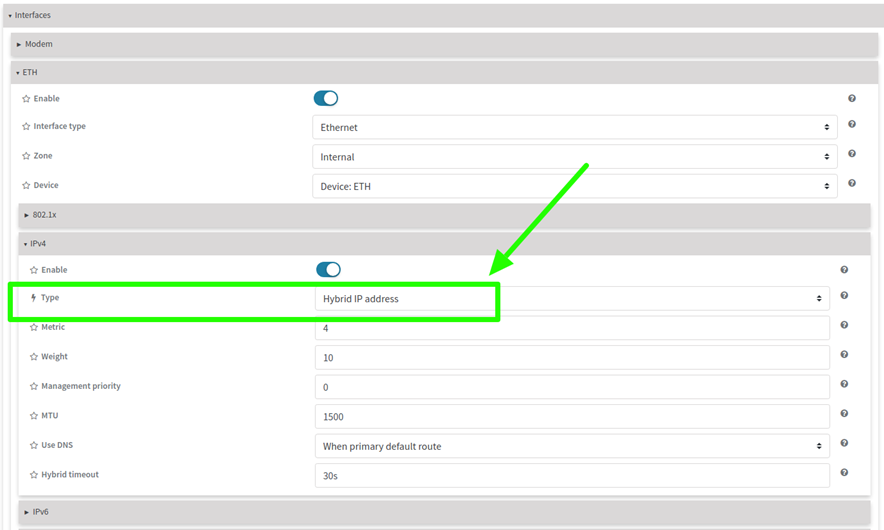 Digi Remote Manager - Interface type