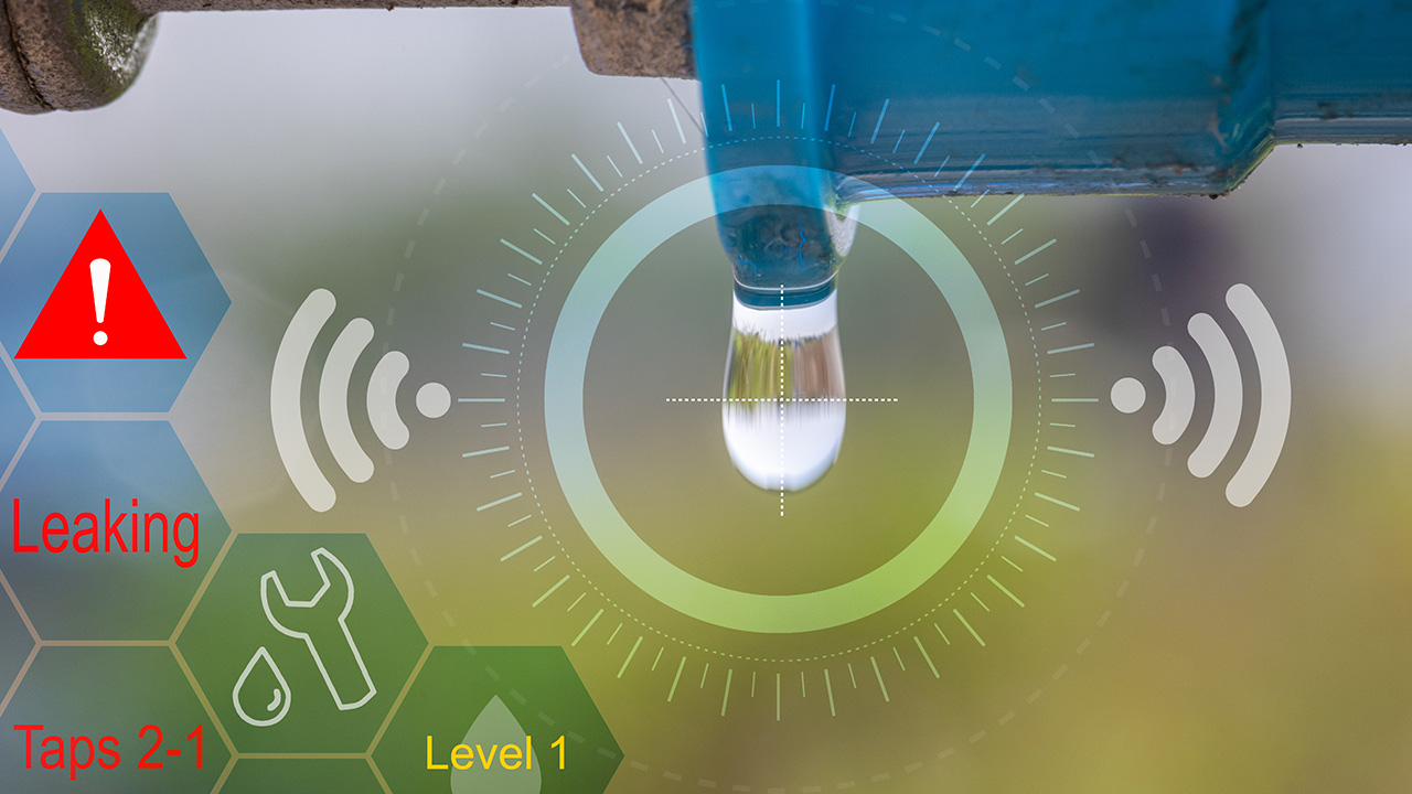 Water leak detection