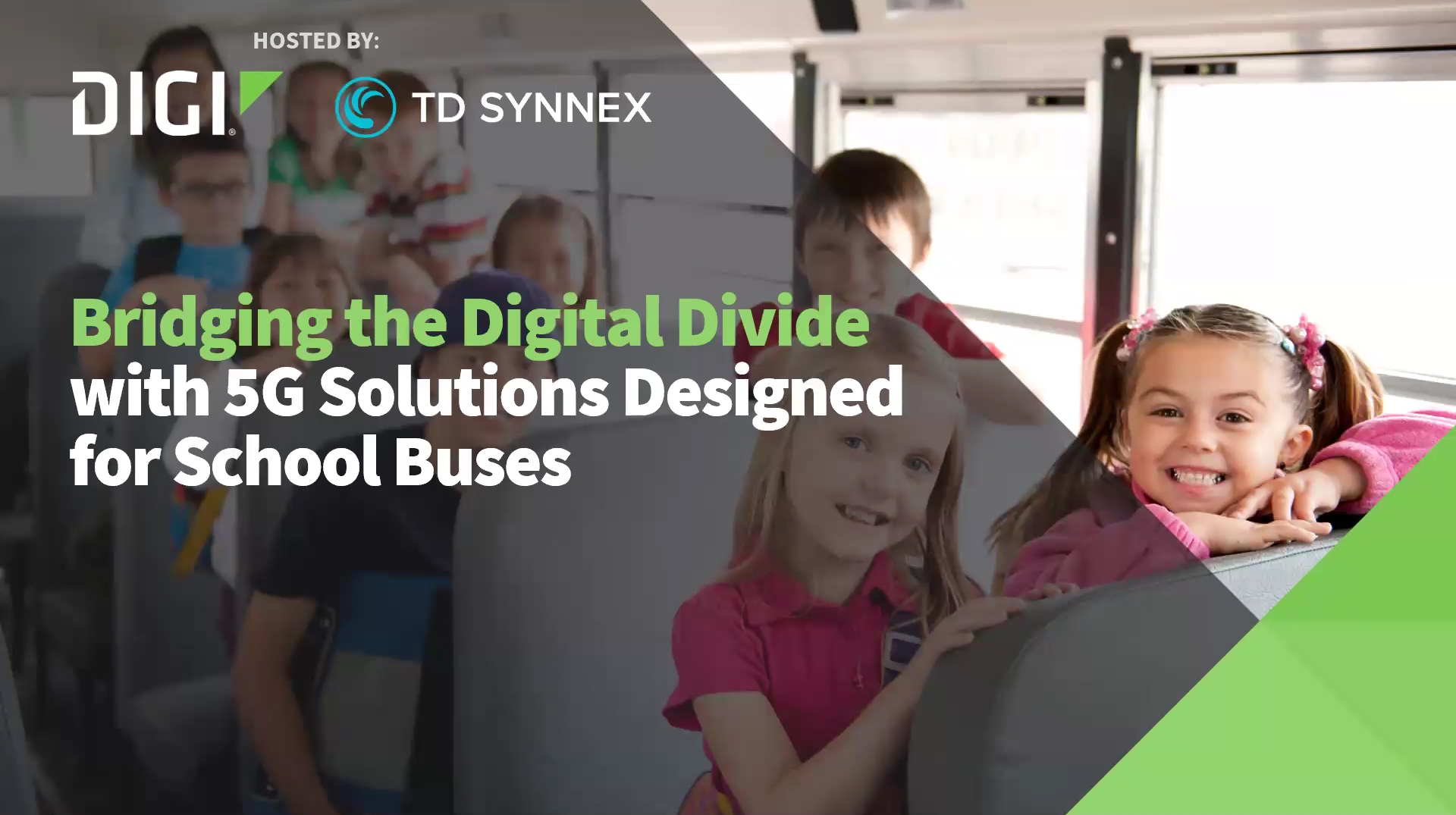 Bridging the Digital Divide with 5G Solutions Designed for School Buses