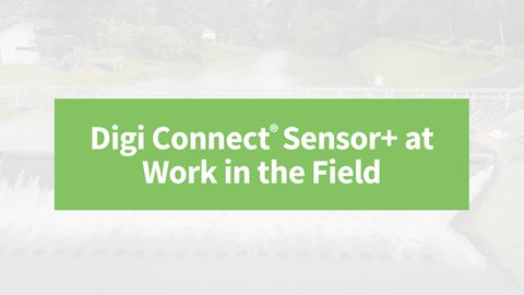 Digi Connect Sensor+ at Work in the Field
