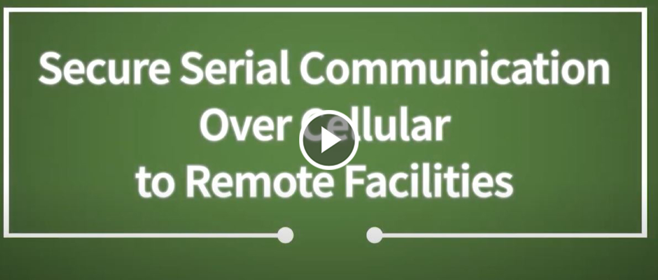 Secure serial video