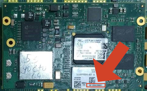 Label for Digi ConnectCore i.MX53 / Wi-i.MX53, Digi ConnectCore i.MX51 / Wi-i.MX51