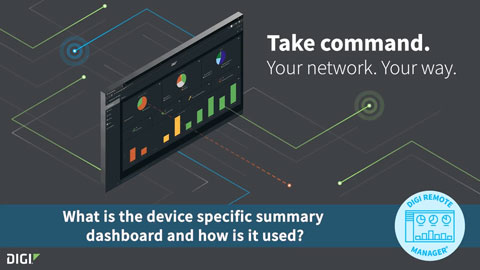 Digi Remote Manager 101: Using the Device-Specific Summary Dashboard ...
