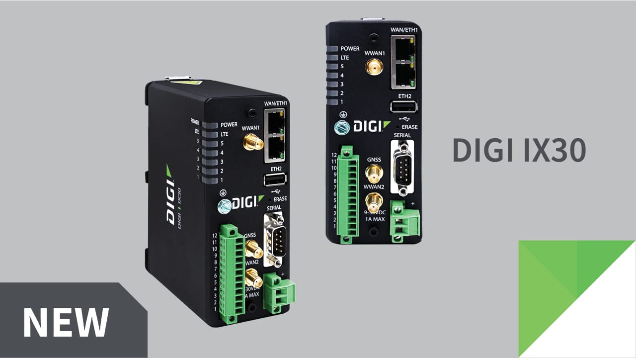 Digi International Introduces Digi IX30 Cellular Router Solution for ...