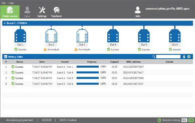 Digi XBee Multi Programmer comes with easy-to-use application software for
programming Digi XBee devices.