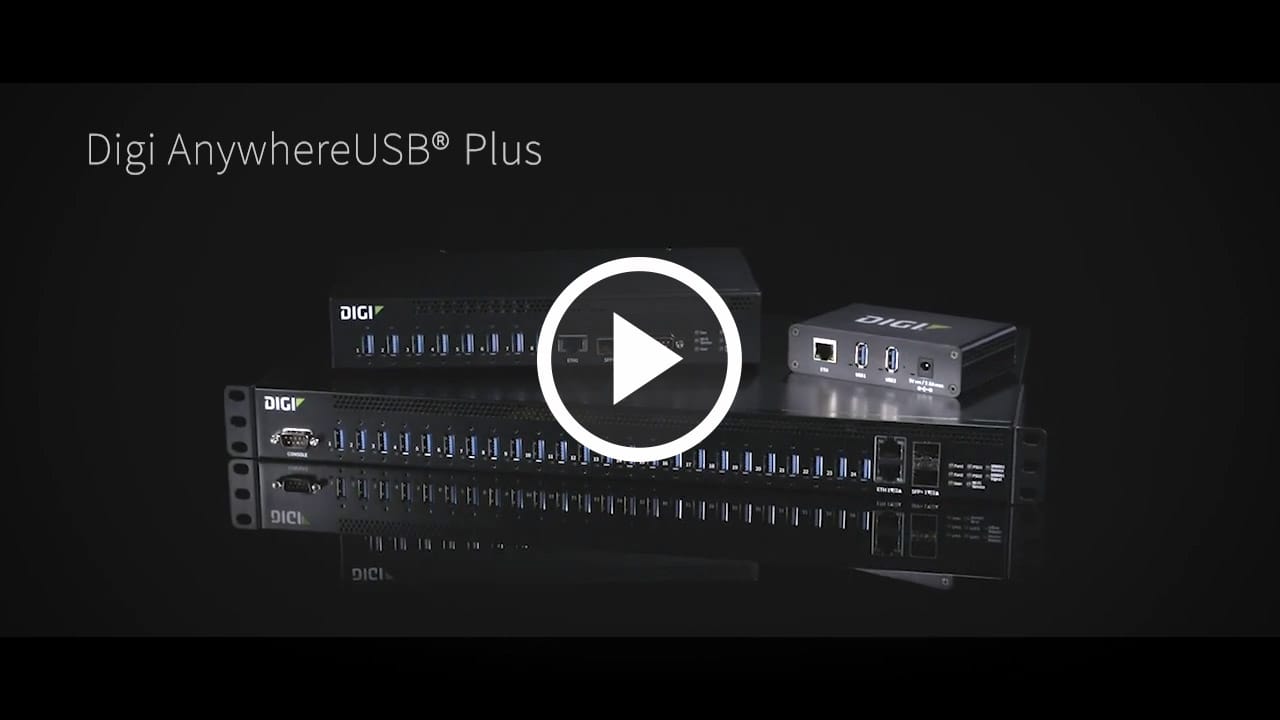 Network USB Hub AnywhereUSB Plus Digi International