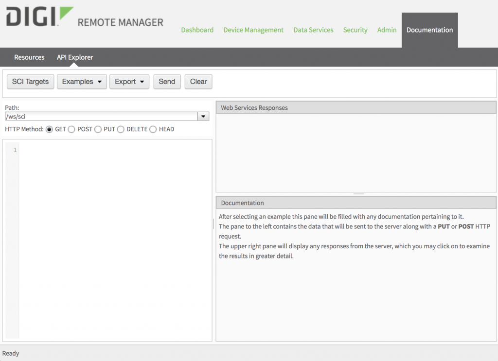 Digi Remote Manager API Explorer