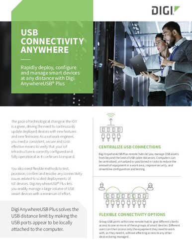 USB Connectivity Anywhere