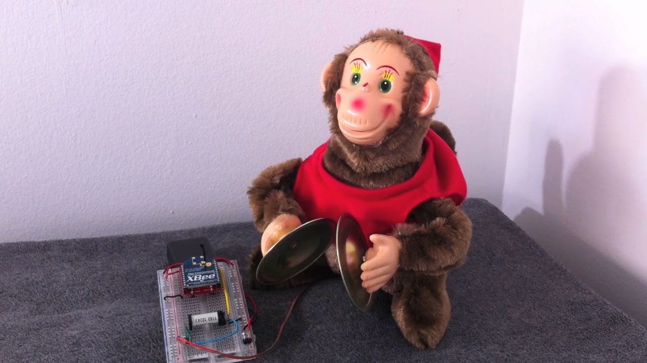 Digi XBee-powered Cymbal Chimp Alert | Digi International