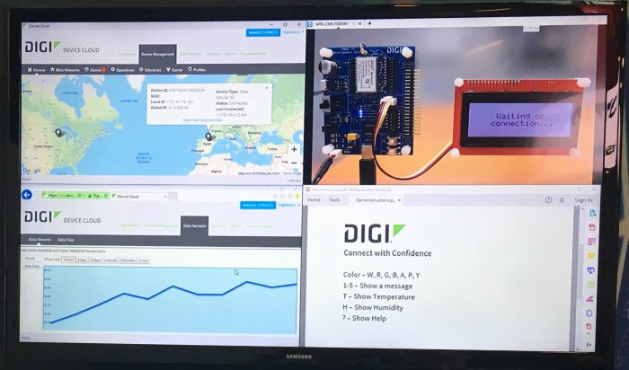 Digi LTE-M-NB-IoT display