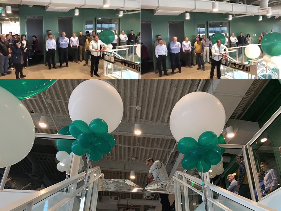 Ribbon Cutting Montage