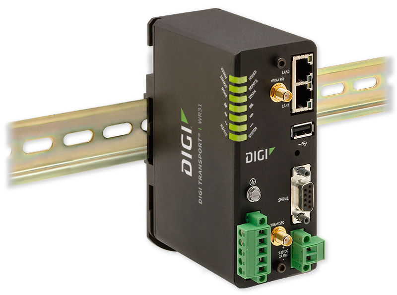 then leaf Trip Intelligent 4G LTE router designed for critical infrastructure and  industrial applications - Digi TransPort® WR31 | Digi International