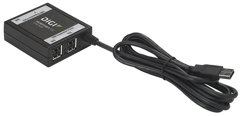Q1667 LINDY USB2.0 産業用7ポートハブ USB 2.0 7 Port USB 2.0 Metal Hub - USB from Lindy UK