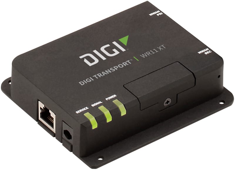 Digi WR11 XT Secure 3G/4G LTE cellular router for retail, kiosk and