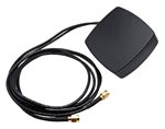 Antenna, external, MIMO 2 x 4G LTE / 3G / 2G, GPS, 1 m cable, low-profile, SMA