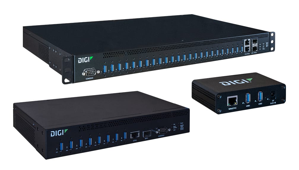 Vært for hegn Figur USB-Over-IP | AnywhereUSB Plus | Connect USB Peripheral Devices Anywhere on  a Local Area Network | Digi International