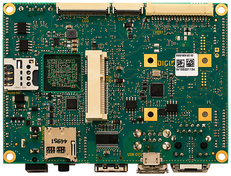 CC-SB-WMX-J97C-N - Digi ConnectCore 6N SBC, i.MX6Quad, Ext