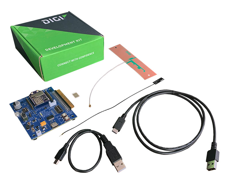 Digi XBee3 LTE-M Kit Components