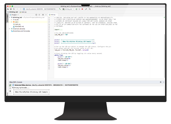 Digi XBee MicroPython PyCharm IDE Plugin