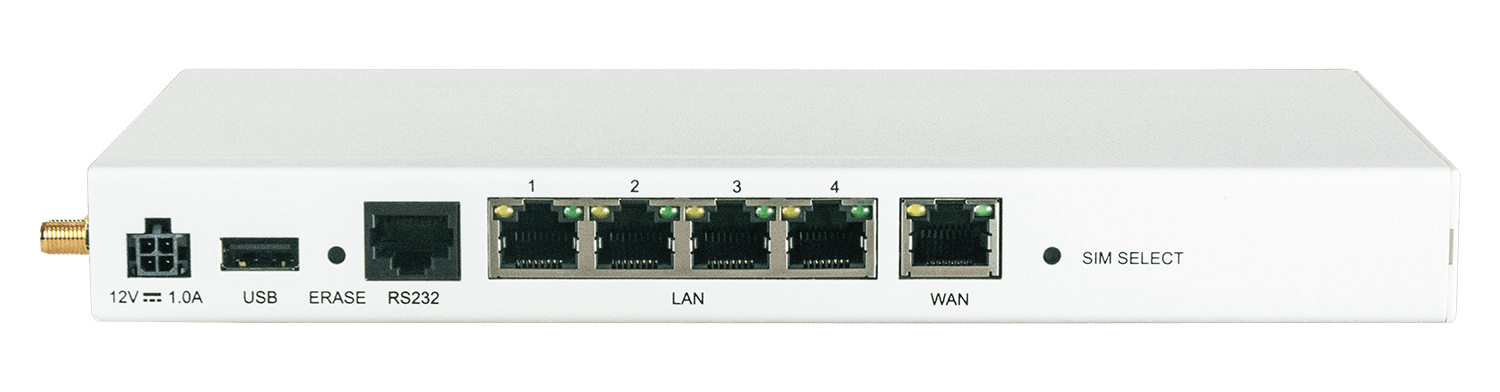ASB-6355-SR04-GLB - Digi 6355-SR04 LTE router; 5 port GigE; 1 