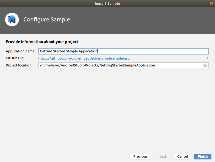Import Sample Wizard Step 2